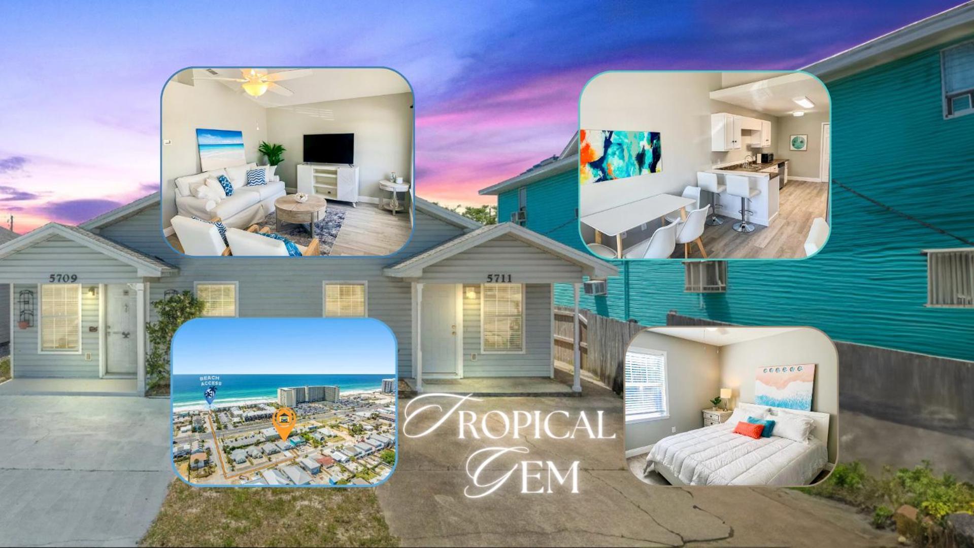 Tropical Gem/5 Min Beach Walk Panama City Beach Eksteriør billede